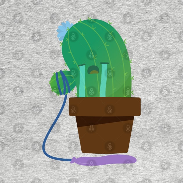 Sad Cactus by StrayKoi